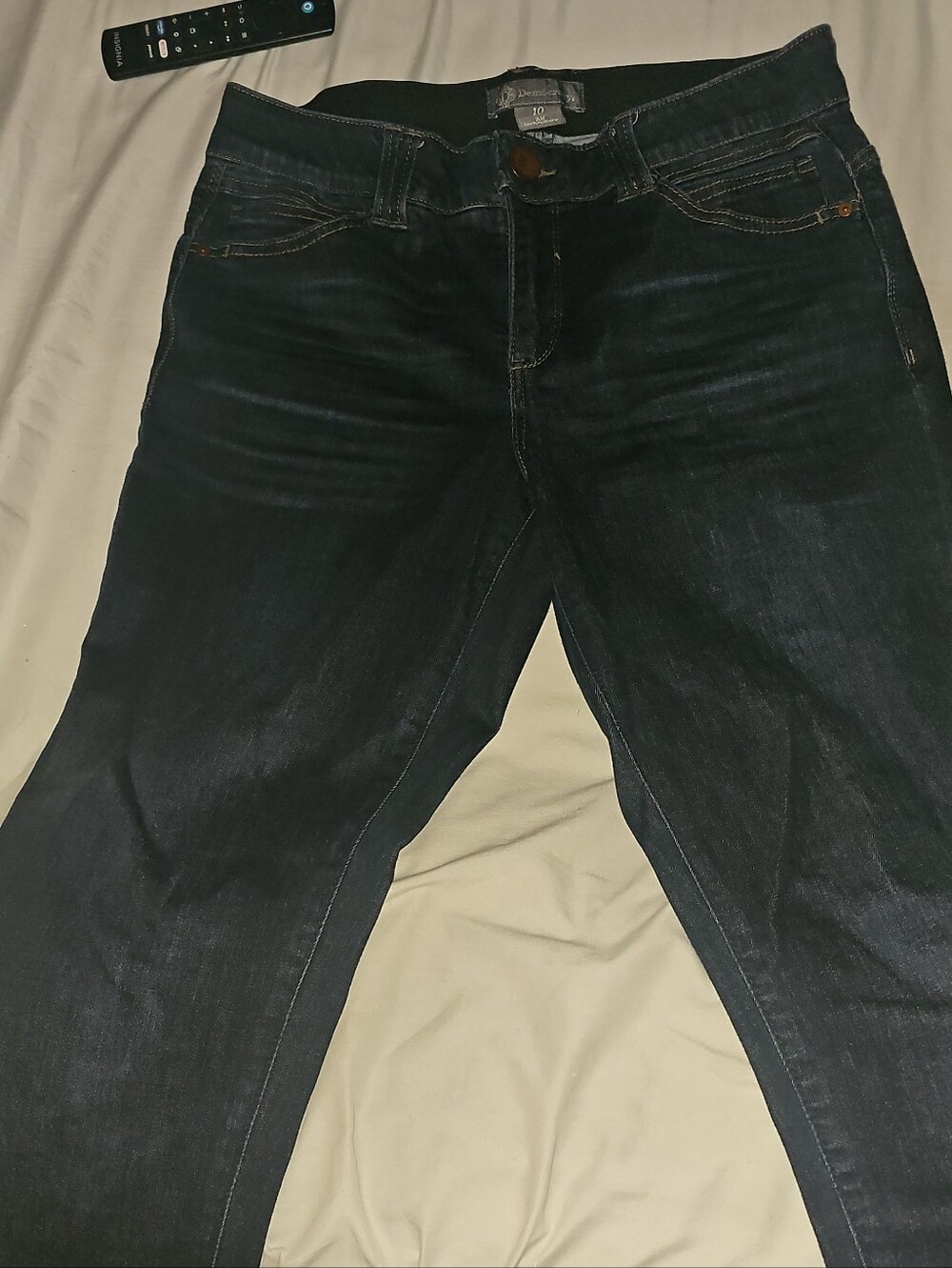 Democracy Brand Women's Indigo Wash Ankle Jeans Sz 10